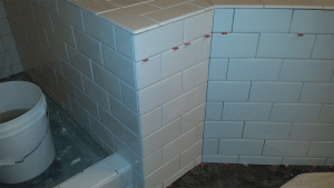 Tile installation