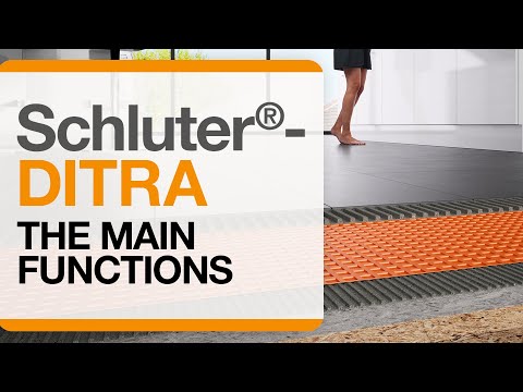 Schluter®-DITRA Installation: Four Essential Functions