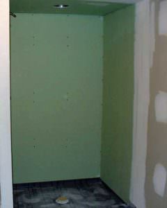 drywall shower sheetrock