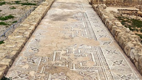 ancient tile floor