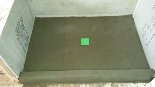 the right way to build a shower curb