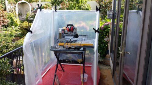 DIY Wet Saw Shack