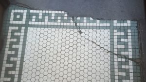 cracked tile floors