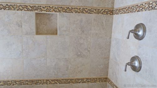 Tileable Preformed Bathroom Shower Niche