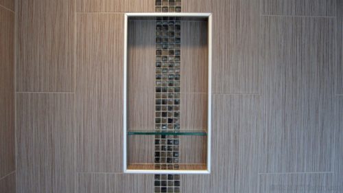 Preformed Foam Recessed Shower Niche, How To Install Glass Shelves In Tile Shower