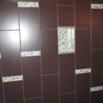 tile shower niche