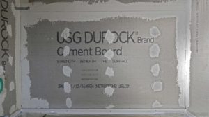 Durock cement board waterproof