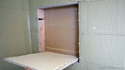 custom niche being built