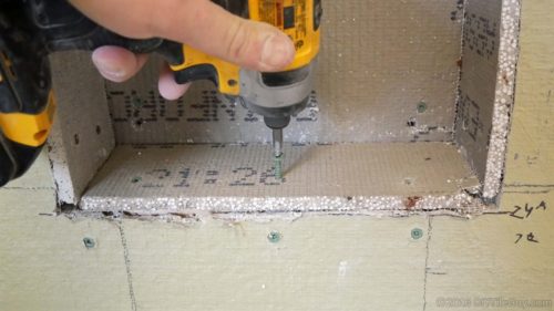 screwing cement board