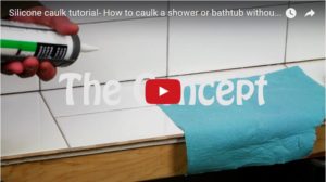 silicone caulk tutorial video