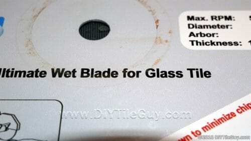 glass tile diamond blade 