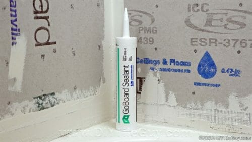 goboard tile backer board sealant tube