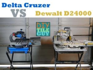 delta cruzer tile saw vs dewalt d24000 | diytileguy