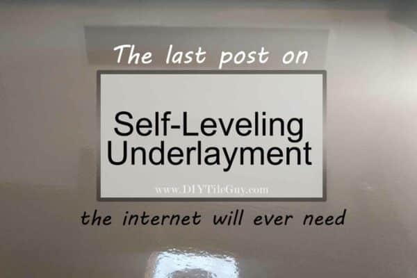Self-leveling Underlayment