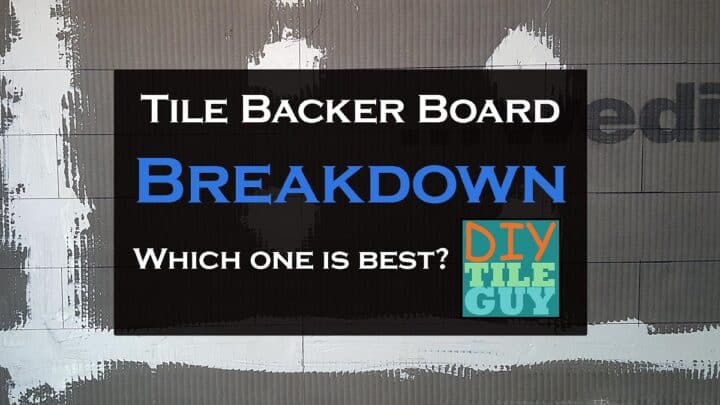 tile backer board comparison