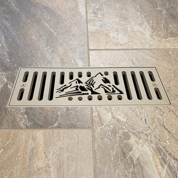 Ventique floor tile heat register