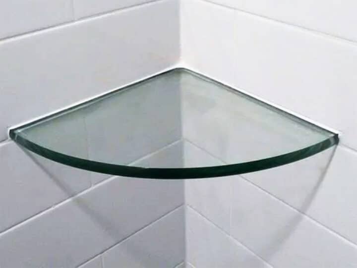 Floating Corner Shower Shelf 