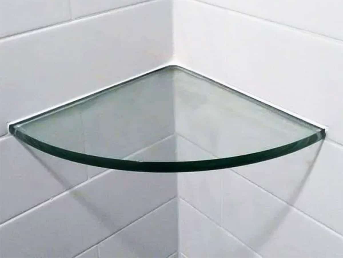 The Shower Corner Shelf 5 elegant ideas for storage DIYTileGuy
