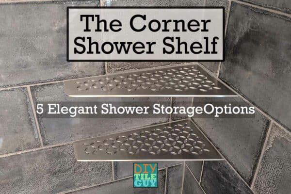 5 corner shower shelf options
