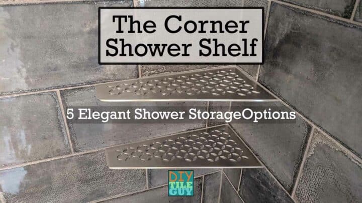 5 corner shower shelf options