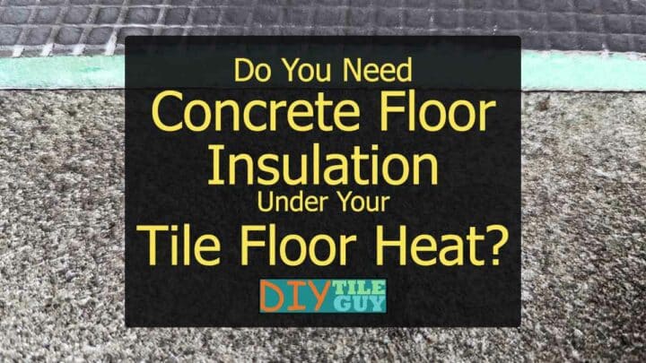 concrete slab insulation for radiant floor heat