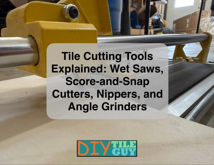 Tile cutting tools explained